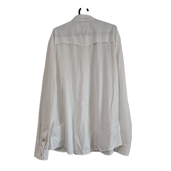 Poncho Outdoor The Odessa Pearl Snap Long Sleeve Western Shirt Mens XLarge - Picture 5 of 6